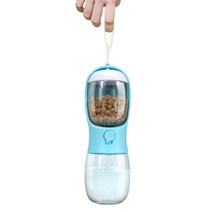 강아지산책물통 강아지 물통 300ml 간식통기능, 본상품선택