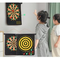 자석다트 어린이 다트 게임기 마그네틱 다트 머신 판, 다트17인치