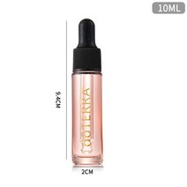 견고한 에센셜 오일 병 도테라 5ml 10ml 핑크 두꺼운 유리 롤러 향수 스프레이 드로퍼 여행용 서브 보틀링, 05 10ml dropper