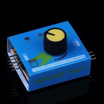 RC서보 아두이노서보모터 Profrssional 멀티 서보 테스터 3ch ecs 일관성 속도 컨트롤러 전원 채널 ccpm 미터 마스터 체커, 없음