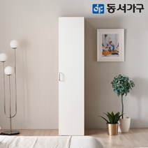 동서가구 400 델 시스템 옷장 도어형 DFF35883, 화이트콤비
