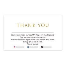 생일축하카드 팝업카드 메세지 세트100장 세트Thank You Cards 비즈니스 용품 주, 13 Q13
