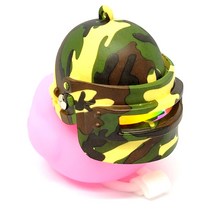 머스트해브템 LED 러버덕 라이트 자전거 오토바이 킥보드 필수품, 핑크, 배틀덕(아미)