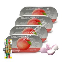 오리온 마켓오 민티 피치민트(34g) x 4개(+맛기차콘 1개포함)