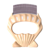 케어펫 반려동물 사랑빗 E1, 브라운, 6개