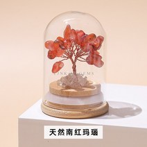부케돔 영원한 생명 불멸의 꽃 천연 크리스탈 미녀와 야수 유리 어머니의 날 크리스마스 선물, 5.A5