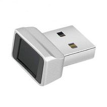 지문인식도어락 무타공 윈도우 7 10 11 용 미니 USB 지문 인식 모듈 장치 구글/유튜브/페이스 북/트위터용, 01 실버