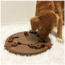 니나오토슨 도그 워커 강아지 IQ 장난감 지름 35cm x 높이 5.1cm, 20개