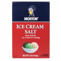 Morton 모톤 아이스크림 소금 1.8kg, 1개