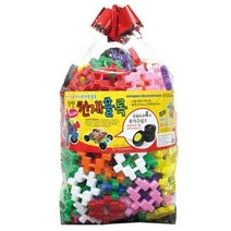 국민교육사 비닐 뉴 꼬마천재 블록 184p, 혼합 색상
