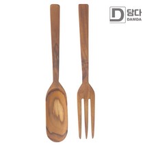 티크 나무-수저 포크 세트 (20x3cm), 수저 포크 세트
