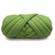 자이언트 얀 1KG 패브릭얀 굵은 실 핸드니팅 루피망고실, 빅얀1kg-그린, 1개