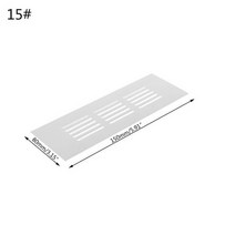 해외 15cm 20cm 25cm 30cm 40cm 50cm 알루미늄 합금 에어 벤트 천공 시트 웹 플레이트 환기 그릴 PROD392