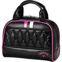 캘러웨이 Callaway 골프 토트백 스포츠 파우치 PU WMS 여성 핸드백 투어 가방, 블랙