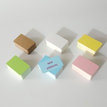 두꺼운 무지 종이 메모지, 350g 82X55mm 백상화이트지 100P