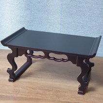 국산 옻칠 직사각 개다리소반 백일상, 대, 천연 옻칠