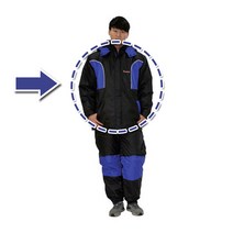 상의 방수 방한복 우비 우의 등산 낚시복 AJ-30012, M(90)