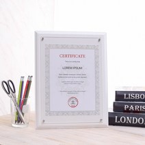 투명 탁상 벽걸이 A4 인허가증 임명장 표창장 액자 틀 벽 사이즈 크기 포토 신고증 수료증 자격증 허가증