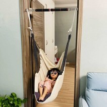 그네의자 흔들그네의자 원목 라탄 정원 의자, U