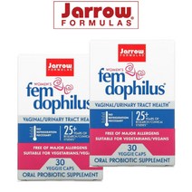 Jarrow 자로우 우먼 펨도피러스 30베지캡 X2 Fem Dophilus 10억 유산균