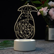 신기한물건 팬시 생일선물 남자 동창 재미있다 숏 놀의향 기괴함 신기함 여성 블랙 과학기술 1469514315, 3D 무드등 용묘 세가지 불빛