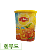 유니레버 립톤 복숭아 아이스티 907g 1개
