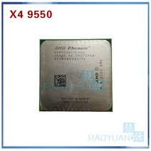 AMD Phenom X4 9550 쿼드 코어 데스크탑 2.2GHz CPU HD9550WCJ4BGH 소켓 AM2
