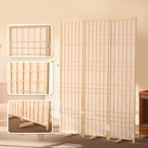 병풍파티션 가벽 가게 우드 카페 동양 접이식가리개, C. 176x43 3개의 문