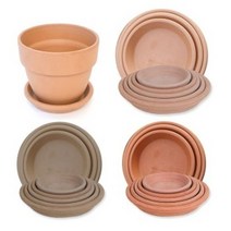 마이플랜트 디그리아 이태리 토분받침대, 모카색/그래피도그레이