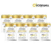[로니웰] 멀티케어 알티지 오메가3 1 210mg × 30캡슐 8개 (8개월분), 단품, 단품