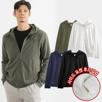 언더크루 데일리 기본 무지 남자 후드집업 커플 학생 바람막이 자켓 점퍼