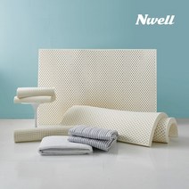 느웰 천연라텍스 풀세트 미디움하드 (5cm/Q)