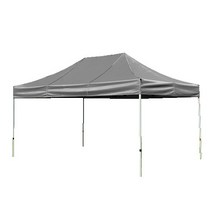 홍캐노피 32mm 스틸 캐노피 천막 3 x 3 m, 회색, 1개