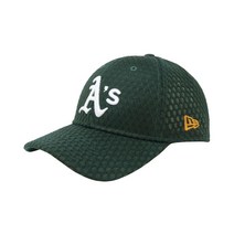 MLB 스냅백 엠엘비 New Era 9Forty Mens Cap Oakland Athletics Green Mesh Adjustable Snapback Hat