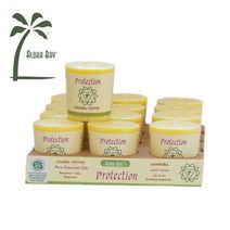 (12개 보티브 세트) 알로하베이 7차크라캔들 프로텍션 (팜왁스 에센셜오일 캔들), 단품, 포지티브에너지