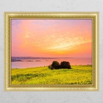 기타 바보사랑[꾸밈]제주의노을_창문그림액자, F타입러블리베이지