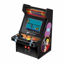My Arcade 마이크로 플레이어 미니 아케이드 머신: 롤링 썬더 비디오 게임 완전 재생 가능 17.9cm(6.75인치) 수집용 컬러 디스플레이 스피커 볼륨 버튼 헤드, Rolling Thunder