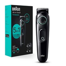 브라운 면도기 겸 클리퍼 올인원 스타일 키트 5 in 1 남성용 트리머 수염 트리머 귀 및 코 트리머, 5-in-1 Trimmer