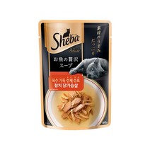 쉬바 수제 수프 참치 닭가슴살 40g 고양이간식