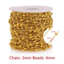 여자금목걸이 은목걸이 펜던트 써지컬 실버 탄생석목걸이 2M 스테인레스 스틸 구슬 볼 케이블 롤로 체인 대량 도금 골드 보석 만들기 용품 목걸이 아이템