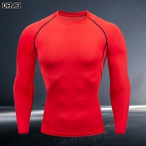 보디슈트 남 긴팔 드라이핏 통기 스판 스포츠 이너 농구 육상 트레이닝 상의 러닝 헬스복