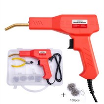 220V EV 플러그 플라스틱 용접기 차고 도구 핸디 핫 스테이플러 기계 PVC 수리 자동차 범퍼 Repair100pcs /, 한개옵션0