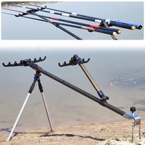 좌대 민물 낚시 중층 내림 받침대 땅꽂이 큐브 받침틀 낚시대 로드 거치대 줌받침대, 만능 4way 받침대세트