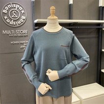 보니스팍스 NC02 컬러 라인 배색 니트 1 A32KP910
