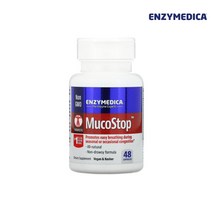 엔자이메디카 뮤코스탑 48캡슐 뮤코라제 글루코 아밀라아제 아밀라제 셀룰레이스 라이페이스 리파아제 프로테아제 프로테이스 셀룰라아제 펙티나아제 MucoStop Mucolase