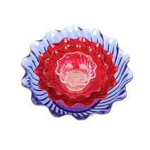디저트 빙수 시리얼 요거트 아이스크림 플라스틱 PC 볼 그릇, 소소 4p, 투명