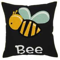 룸빌드 캐릭터 쇼파 자수 쿠션 솜포함 세트, 8) 꿀벌비59-2