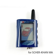 자동차 원격시동 스마트키 경보기 Scher와 호환되는 LCD 원격 제어칸 Magicar A 키 체인 양방향 자동차 도, 한개옵션0
