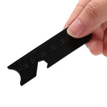 타각기 리벳건 스테인레스판 조립식판넬 징크 리벳팅 1pcs 야외 캠핑 하이킹 생존 플린트 스크레이퍼 스퀘어 형 야외 생존 도구, 검은 색