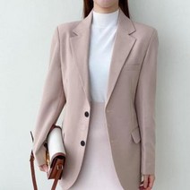 바보사랑 여자 정장 면접 오피스룩 솔리드 블레이져 자켓.옷자락(무료배송)